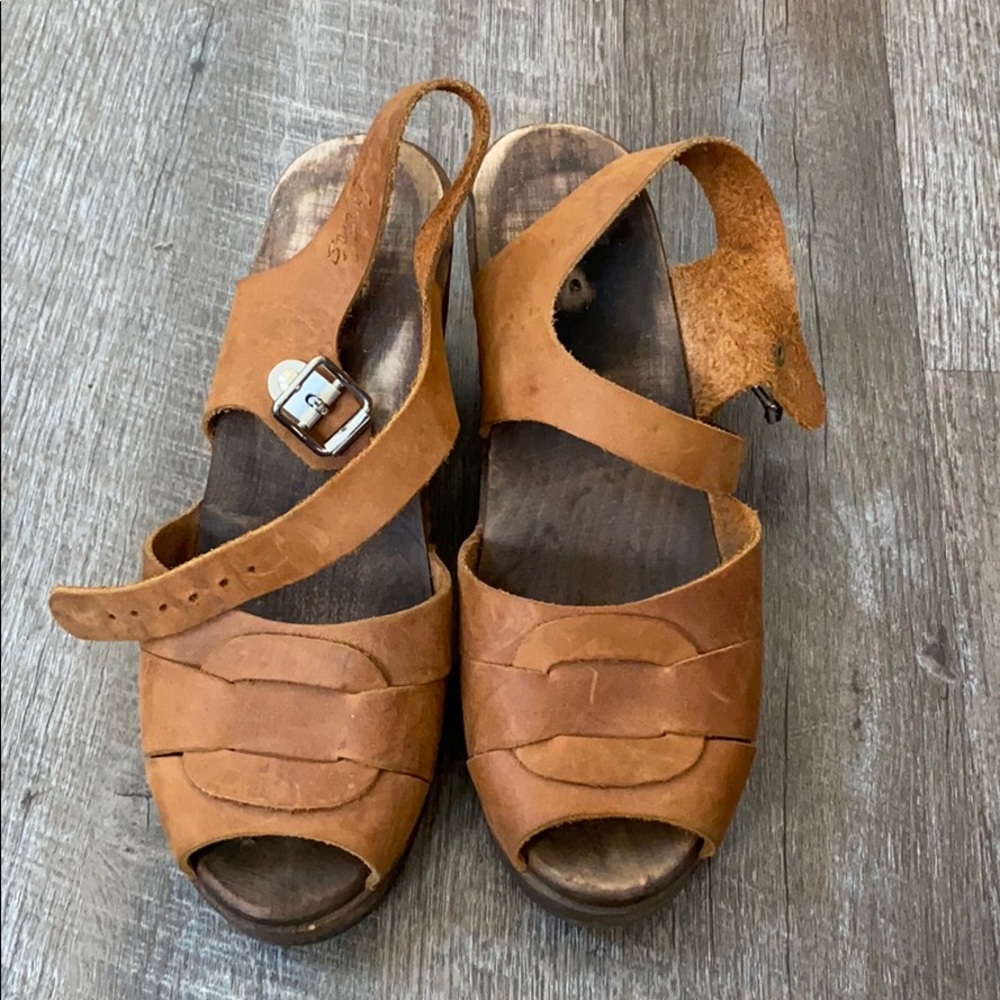 Lotta From Stockholm Brown Open Toed Highwoods!